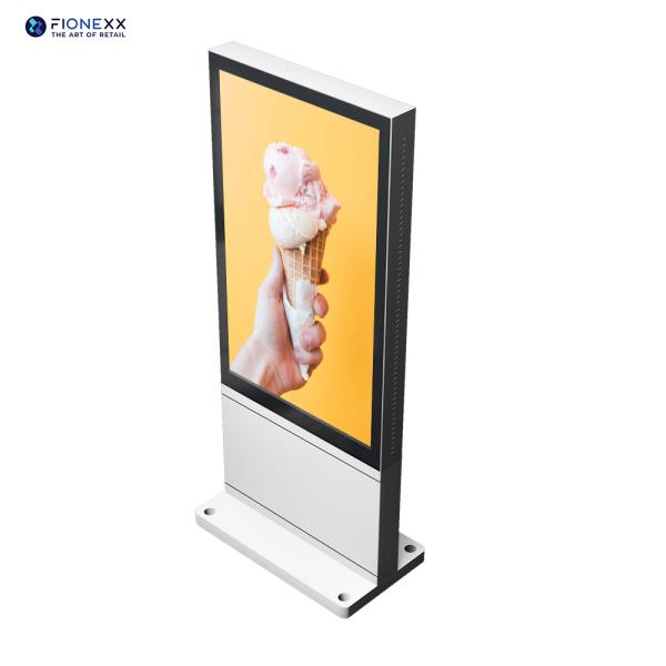 Pantalla LCD táctil LCD digital de señalización publicitaria Totem piso quiosco de pie