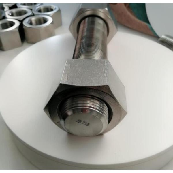 Inconel 718 болтов шестиугольника En2.4668 N07718 материальных и чокнутых крепежные детали