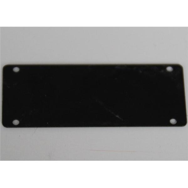 OEM Square Galvanized Stainless Steel Stamped Parts Black Color ISO9001 Standard