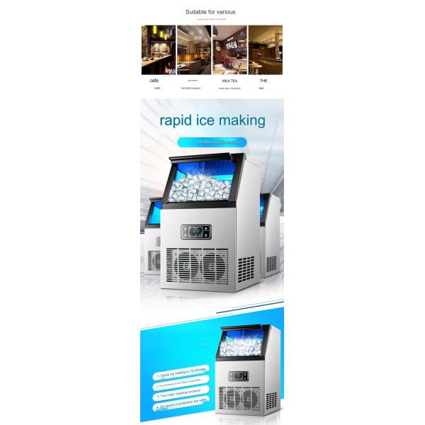 Other Compressor 220V Voltage Household Mini Portable Ice Maker with 60-120KG/24H Capacity