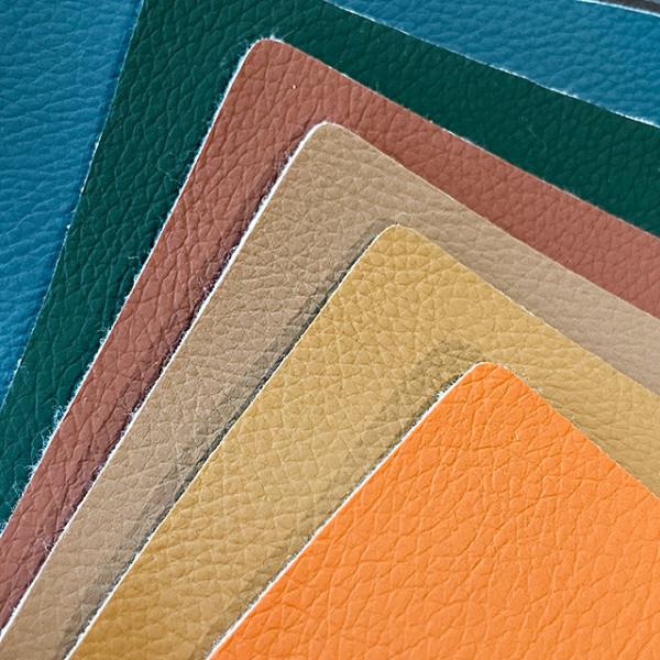 Small Lichi Pattern 1.4mm PVC Leather - Abrasion Resistant For Indoor Furniture