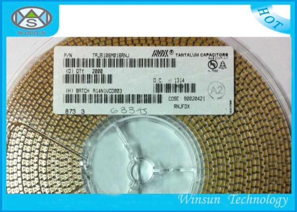 Lead Free 10uf 16v Tantalum Capacitor Case B CA45 TAJB106M016RNJ ROHS Compliant