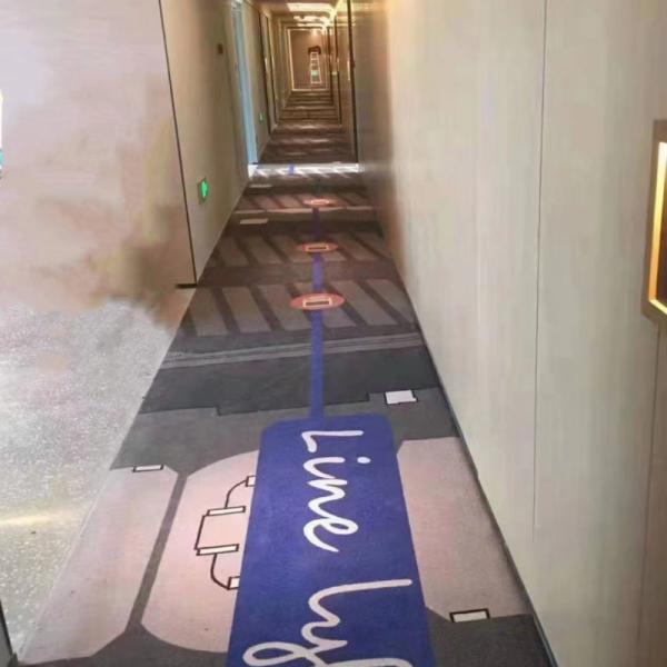 Commercial Flooring Fire Proof Wilton Carpet with Modern Style Solution Provider
