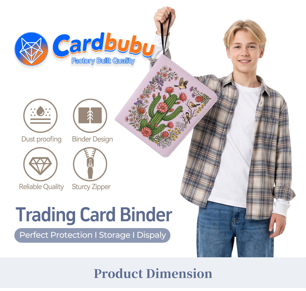 TCG Magic Card Binder 50 Sheets Bulk Game Best Trading Card Binder