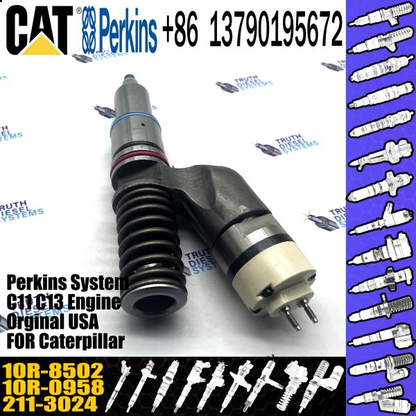 Injetor comum 211-3024 10R-0958 10R-8502 do trilho do combustível quente da venda para o motor C15 de Caterpillar