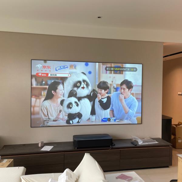 UST Fixed Frame Screen 4k PET Crystal Projector Screen 120 Inch