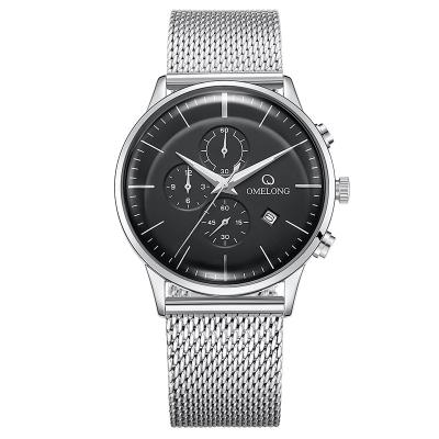 Stainless Steel Mens Quartz Watch One Year Guarantee CE ROHS SGS Approved