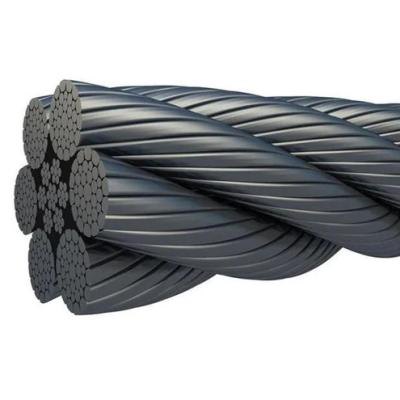 20mm 6*19 núcleo de acero Galvanizante alambre de acero de alto carbono