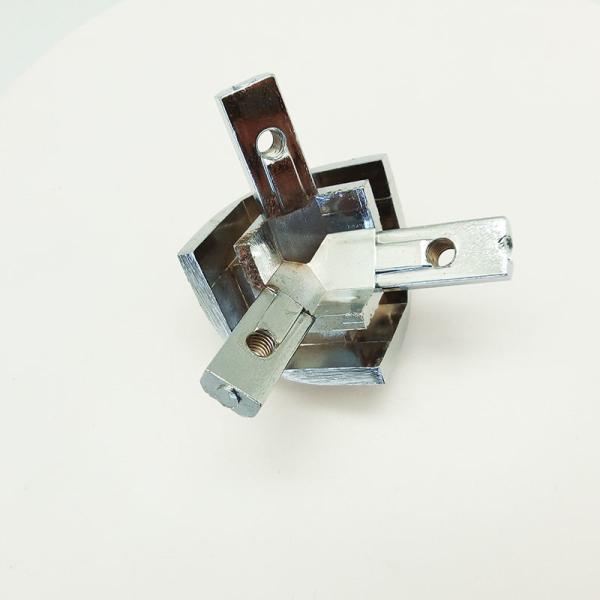 Plated Aluminium Window Corner Joints Aluminum Alloy Material Dia 5mm Oxidized