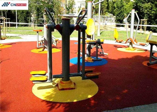 Outdoor Red EPDM Rubber Flooring Oxidation Resistance Colorful
