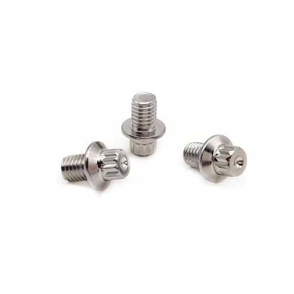 Высокая торсионная специальная форма болтов Алюминиевые педальные болты настраивают толщину