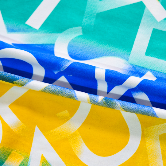 Organic Custom Printed Fabric Stain Resistant Quick Dry For Clothing