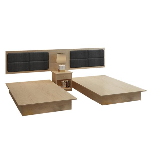 3-5 Star Hotel Apartment Bedroom Suite Furniture Fashionable Customized Size