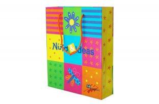 Colored gift peper bag 01
