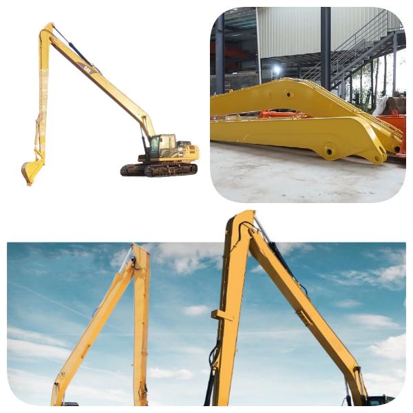 Q355B Q690 Steel Excavator Long Reach Boom Customized For Komatsu PC200 PC300