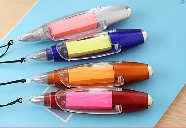 2014 Hot! multfunction ball pen-led,ball pen,note pad,lanyard,nice gift