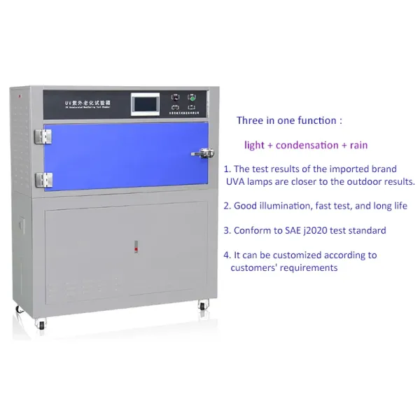 Dual-rack UV Accelerated Aging Test Chamber with Uniform Exposure and SUS#304 Stainless Steel Construction