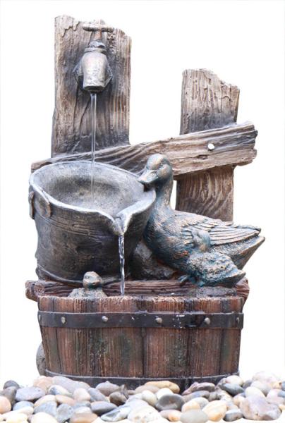 Animals 3 Tier Water Fountain , Outdoor Patio Fountains For Garden / Courtyard