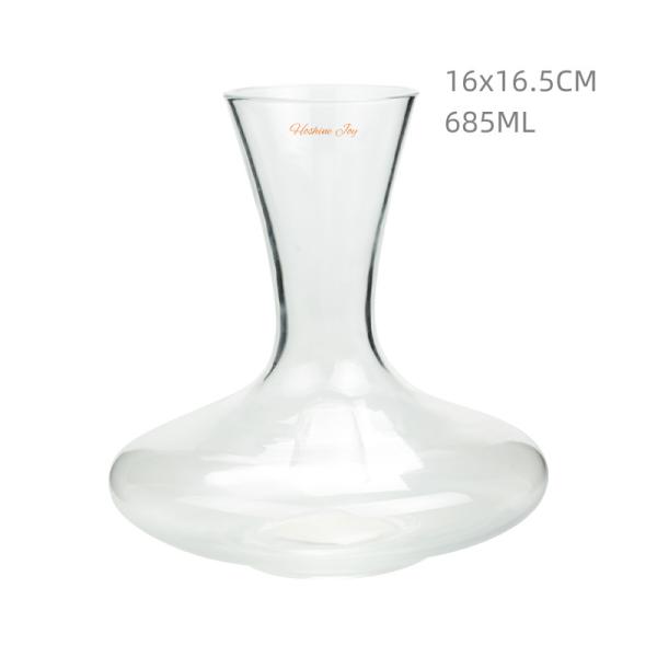 OEM Handmade Wine Decanter 685ML Luxury Wine Decanter Dishwasher Safe