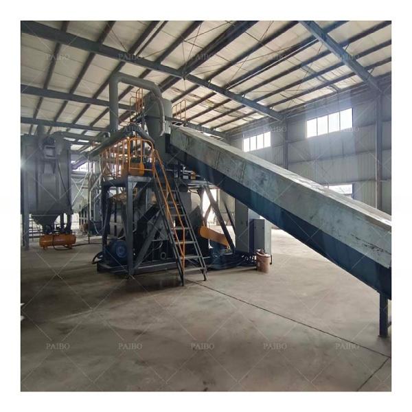 Máquina de reciclagem de resíduos de baterias de 500 kg/h com alta taxa de separação 96-99,99%