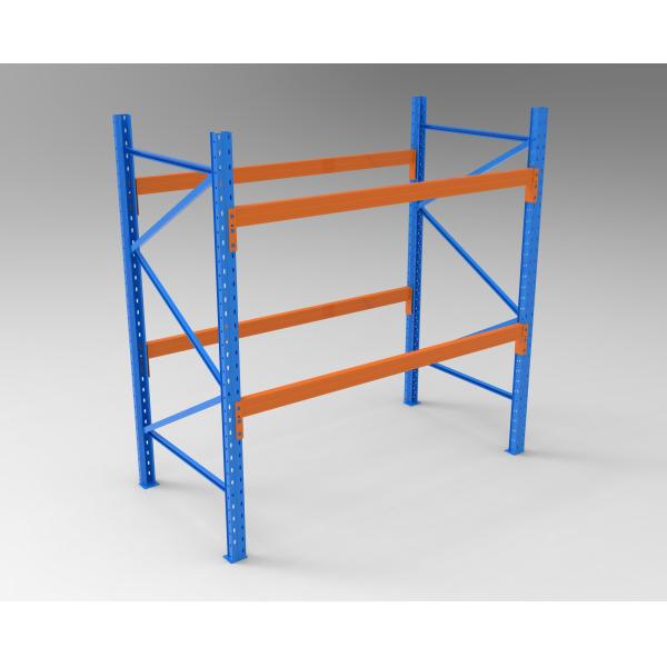 Storage Steel Selective Warehouse Industrial Single Pallet Rack