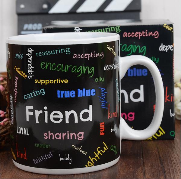 Ceramic Eco Friendly Mugs Full Printing / Colorful Eco Friendly Travel Mug Custom
