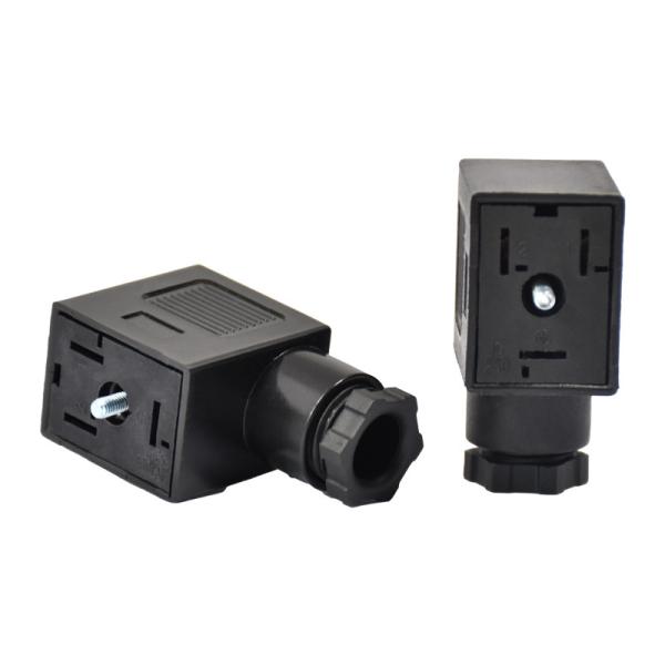 TUV Solenoid Valve Waterproof Connector 2+PE Din 43650 B Line Socket Plug Connector