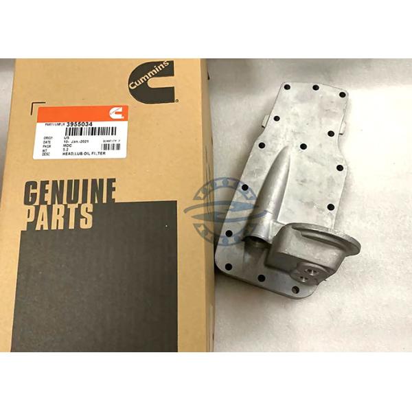 QSB6.7 ISBE Auto Parts Oil Filter Head 3965152 5289557 3957149 3955034 For Excavator