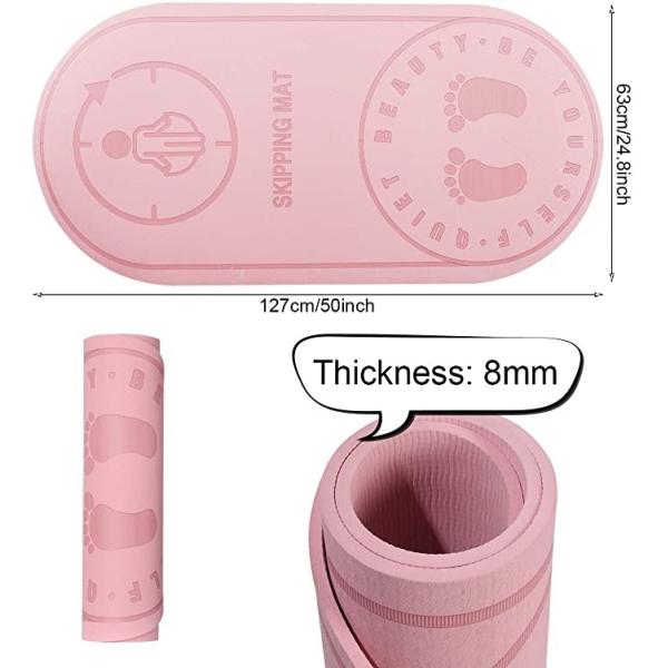 Silent Noise TPE Floor Skipping Mat For Household Indoor Yoga And Jumping