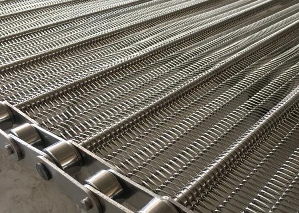 Chaîne forte Mesh Conveyor Belt Food Grade de l'acier inoxydable 304