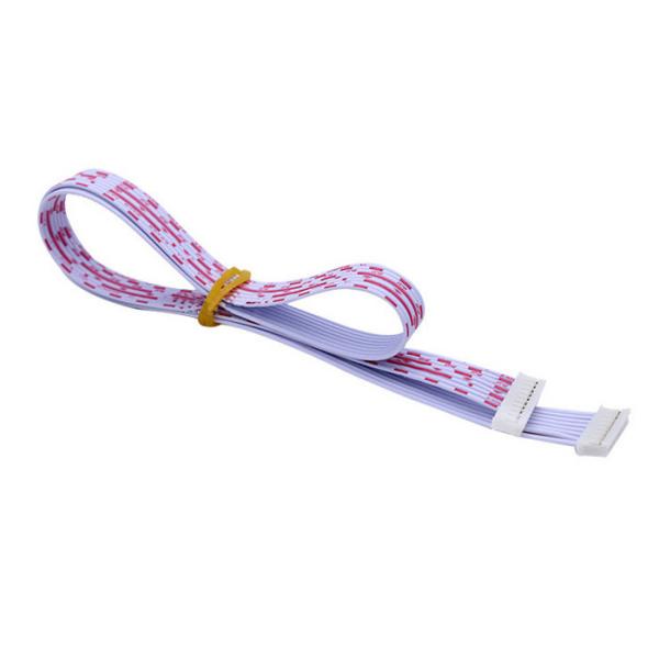 JST/Molex/TE Connector Wire Assembly PH 2.0mm Pitch 10P To 8P Male JST Connectors Red White Flat Extension Cable Wires Prototype to Mass Production