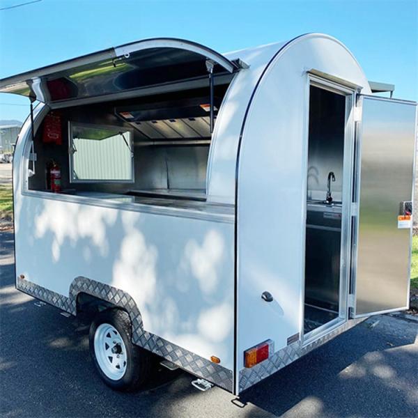 220v Voltage Towable Food Trailer with Integrated Design and Full Kitchen