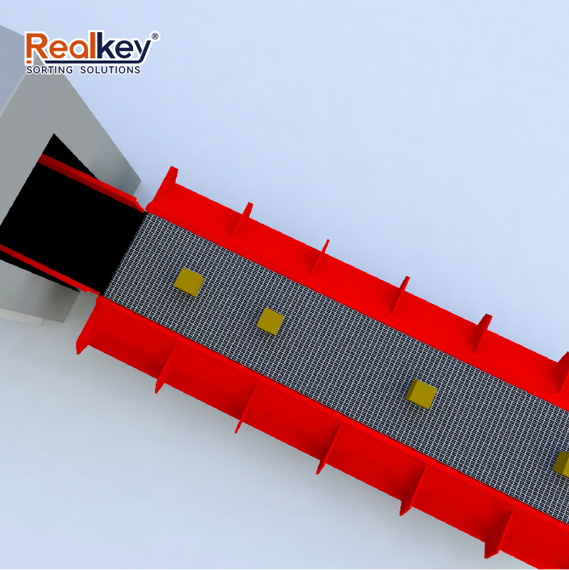 Modular Belt Sorter with 12000 to 15000 Tickets/Hour Capacity Low Maintenance Fire Resistant for Warehouse Automation