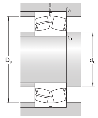 SKF 22326 CC/W33 22326 CC/W33 Double Row Spherical Roller Bearing, Cyl. bore, Open, Steel cage,- Steel Cage Material