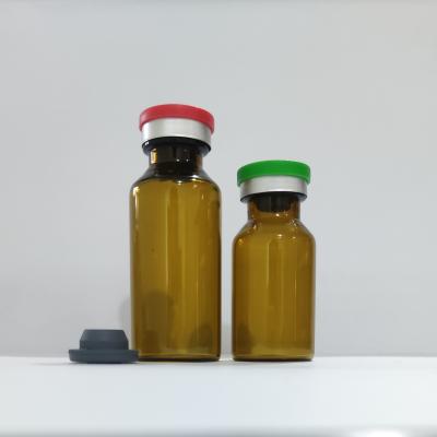1-100ml Clear Amber Tubular Glass Vials Injection Glass Vials With Rubber Stopper