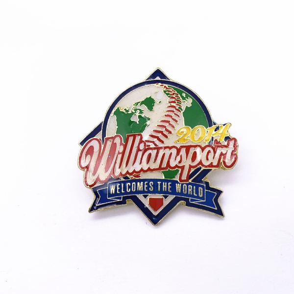 Custom Souvenir Pin Badges , Flag Style Iron Soft Enamel Pin Manufacturer