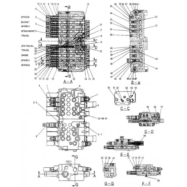 Модулирующая лампа 1907717 100 экскаватора E307D новое с гарантией 1 года