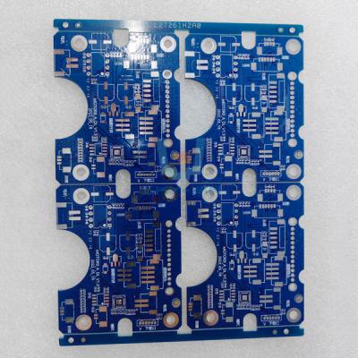 HDI Pcb Prototype Fabrication Service ROHS With Blue Soldermask
