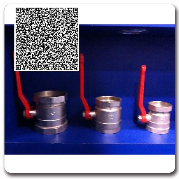 1/2 Threaded NPT 316 3Pcs Stainless Steel Full Port Ball Valve Vinyl Handle Made In China