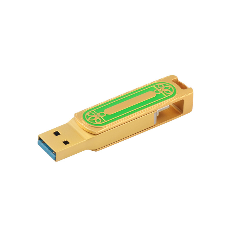Тип USB высокоскоростное 128GB 256GB 512GB 150MBS зеленого цвета и цвета золота c