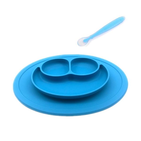 Non Slip Baby Placemat Plate Tray And Food Catcher Bib For Deal Healthy Eating