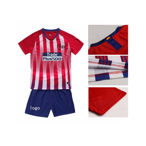 Custom kids soccer jersey full kit with socks football jersey for kids