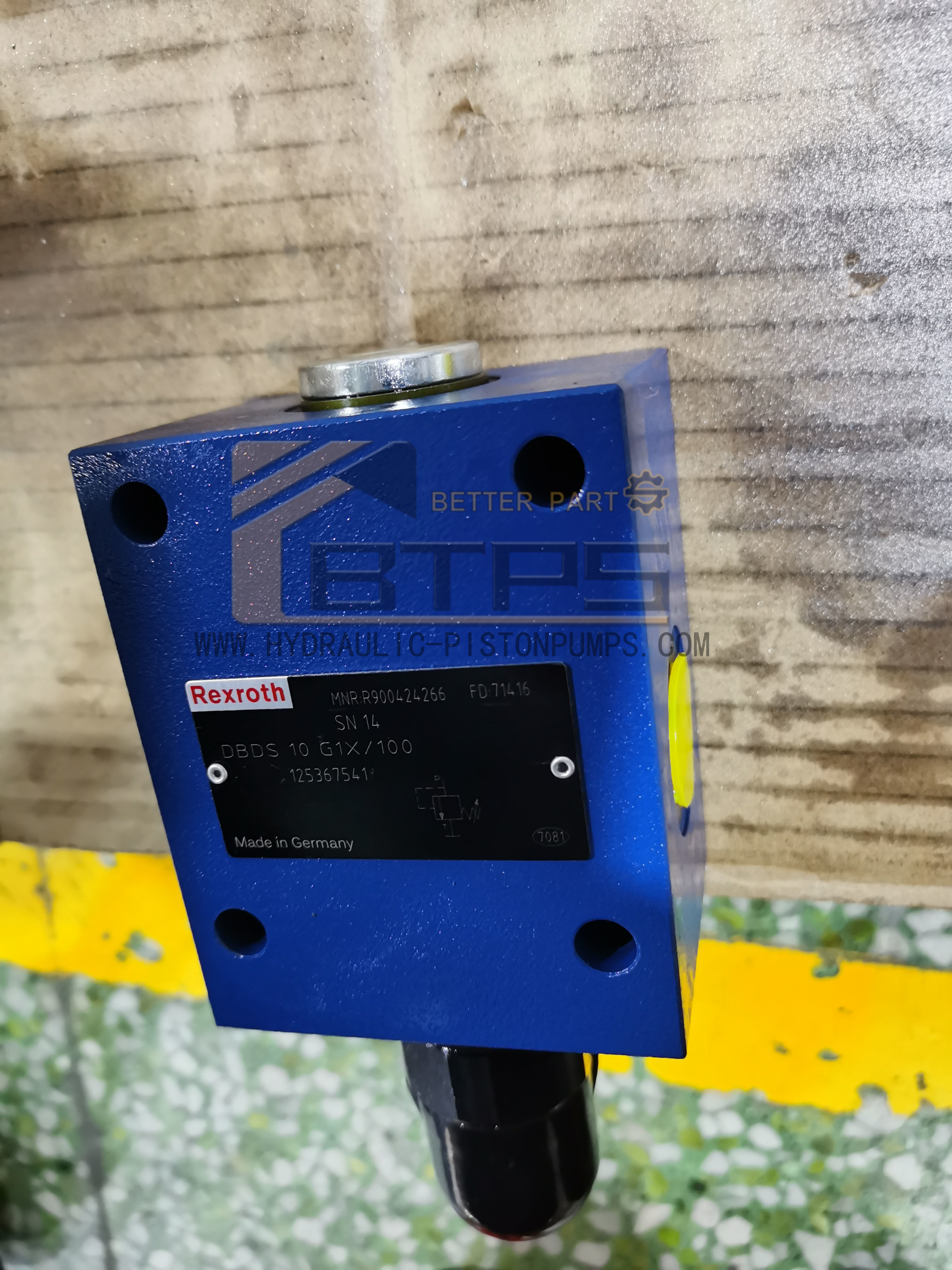 DBDS10G1X_100 Гидравлический насос Rexroth DBDH 20 G 1X/200 для снятия давления DBDS10G1X_100