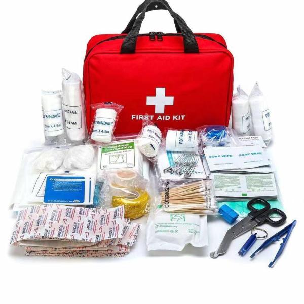 5 Years Shelf Life Custom Portable First Aid Kits Emergency Survival Kit Stocked