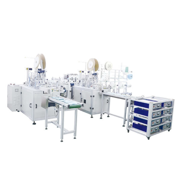 Medical Protective N95 Face Mask Manufacturing Machine High Efficiency