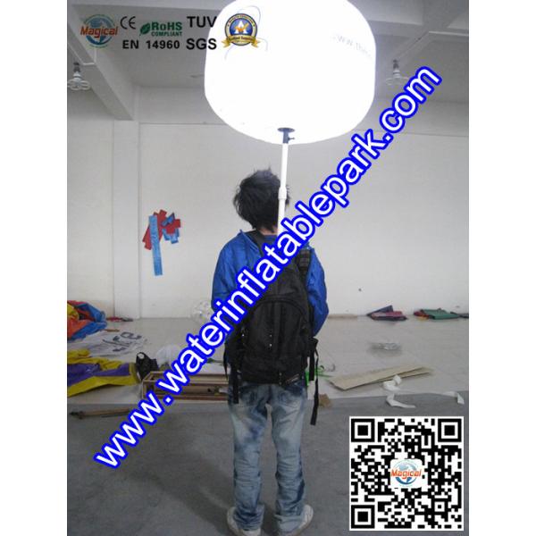 Commercial Backpack Balloons inflatable Advertising , Inflatable Backpack Balloon With LED