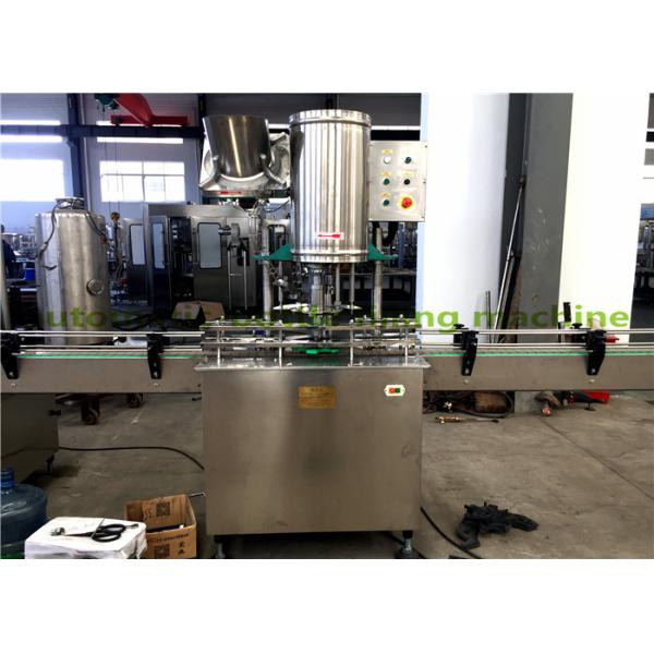 Linear Type Small Mineral Water Filling Machine , Pet Bottle Beverage Capping Machine