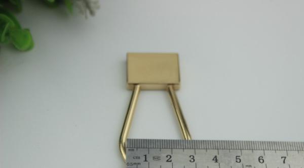 2018 Fashionable hot sale new products bag metal accessories, D shape metal fitting for handbag strap