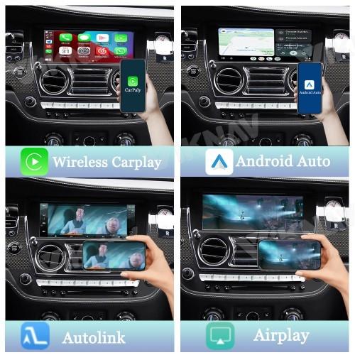 Boîte d'interface ViKNAV Linux pour Rolls-Royce Wraith 2013-2018 avec CarPlay sans fil
