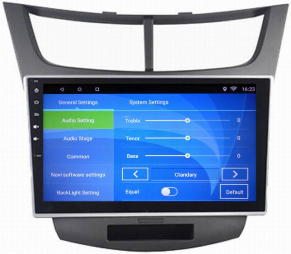 Ouchuangbo car radio multi media for Chevrolet Sail with USB video steering wheel control android 6.0 system